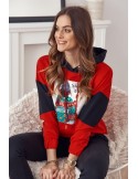 Weihnachts-Hoodie rot FI590 – Online-Shop – Boutique